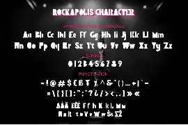 Rockapolis font