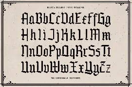 Black Stable font