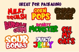 SUGAR BOMB - DISPLAY FONT