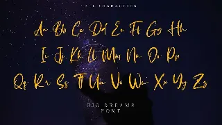 Big Dreams - Handwritten Font YR