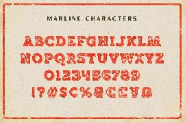 Marline - Vintage Texture Font