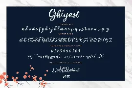 Ghiyast Calligraphy Business Font