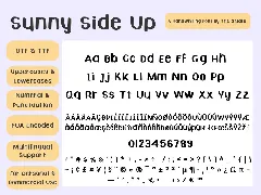 Sunny Side Up Handlettered Marker Font