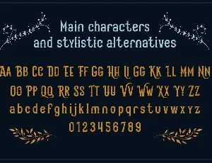 Scarytale - vintage layered font