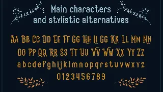 Scarytale - vintage layered font