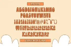 Glimpes of Groovy font