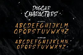 Dogger Brush Font