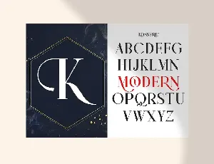 Konseric font