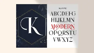 Konseric font