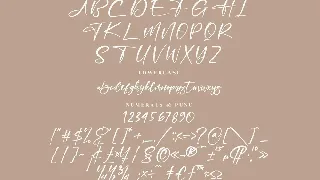 Jelistha Modern Handwritten Font