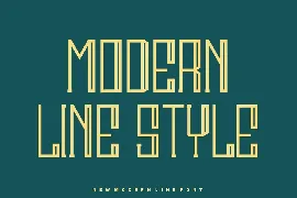 Lines Desyroge Font