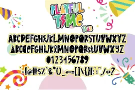 Playful Time font