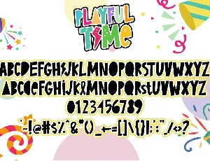 Playful Time font