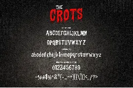 The Crots Typeface font