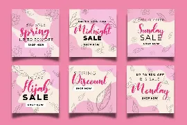 Monieta - Adorable Script font