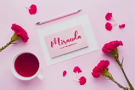 Monieta - Adorable Script font