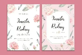 Monieta - Adorable Script font