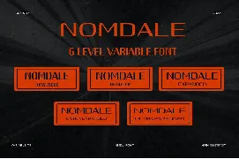 Nomdale - Sans Serif Variable Font