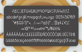 Cashuw Nutter font