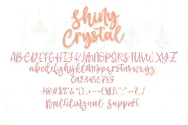 Shiny Crystal font