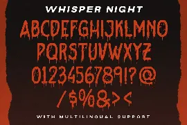 Whisper Night font