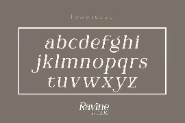 RAVINE ITALIC - Modern Serif font