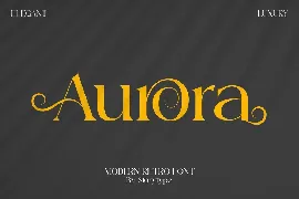 Aurora Modern Serif Font