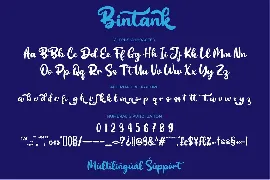 Bintank font