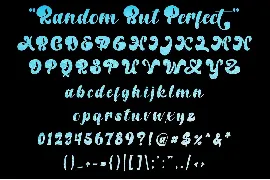 Random But Perfect font