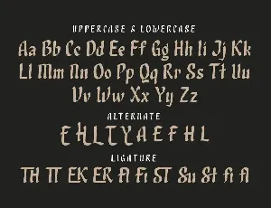 Qixohe - Blackletter Font