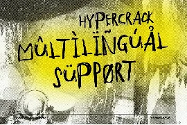 Hypercrack - Scribbles Font