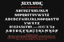 Seclude - Blackletter Font