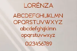 LORENZA - Elegant Sans Serif font