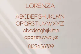 LORENZA - Elegant Sans Serif font