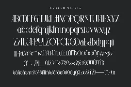 Wooden Okadio Serif Decorative Font