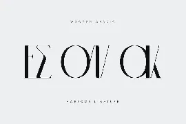 Wooden Okadio Serif Decorative Font