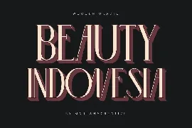 Wooden Okadio Serif Decorative Font