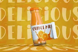 Orange Milk- Simple & Playful Font