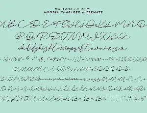 Amodia Charlote Signature Font