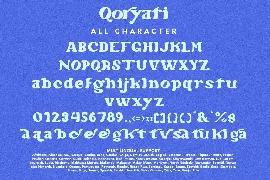 Qoryati - Classy & Elegant Font