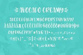 Avocado Creamy - Cute & Sweety Font