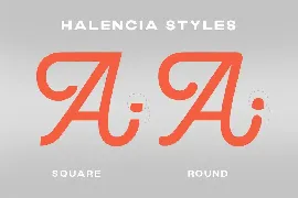 Halencia font