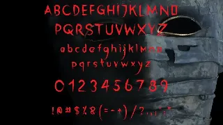 Jumpscare - Handbrush Font