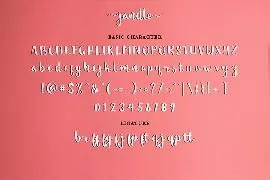 Jandle Script font