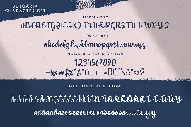 Bulgaria - Modern Calligraphy Font