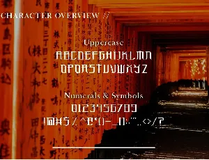 Torii - Typeface font