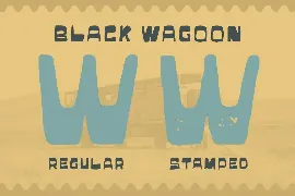 Black Wagoon font