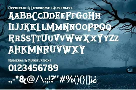 Hitrun - Bouncy Spooky Font