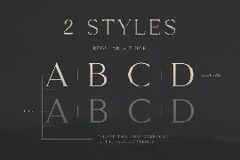 Klausen - Stylish All Caps Serif font