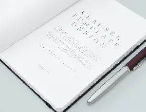 Klausen - Stylish All Caps Serif font